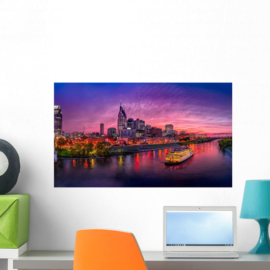 Nashville Skyline Shortly after Wall Decal