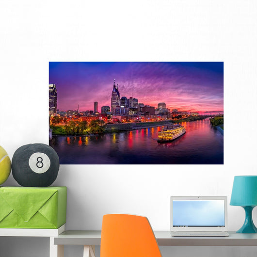 Nashville Skyline Shortly after Wall Decal