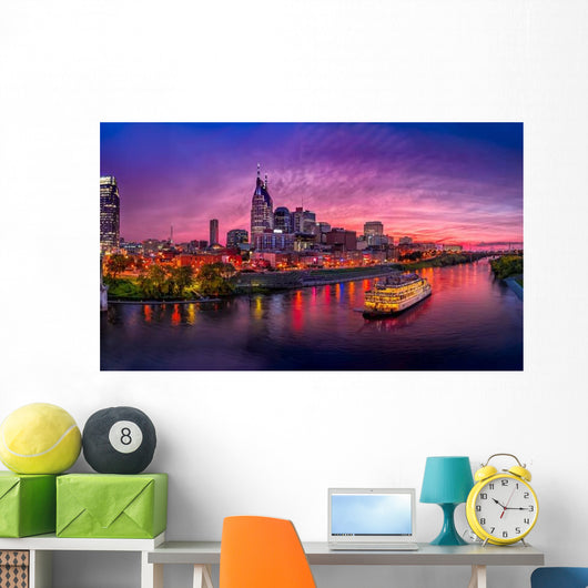 Nashville Skyline Shortly after Wall Decal