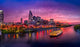 Nashville Skyline Shortly after Wall Decal
