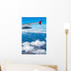 aerial view from airplane Wall Mural