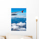 aerial view from airplane Wall Mural