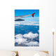 aerial view from airplane Wall Mural