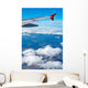 aerial view from airplane Wall Mural