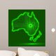 Abstract Electronic Chip Australia Wall Decal
