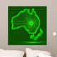 Abstract Electronic Chip Australia Wall Decal