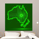 Abstract Electronic Chip Australia Wall Decal