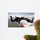 Skydiving friends having fun Wall Mural