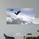 Skydiving cloudscape Wall Mural
