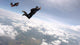 Skydiving cloudscape Wall Mural