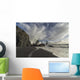 Large Waves Crash against Wall Decal Design 2