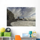 Large Waves Crash against Wall Decal Design 1