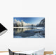 Winter Landscape with Ice Wall Decal Design 2