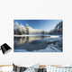Winter Landscape with Ice Wall Decal Design 2