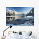 Winter Landscape with Ice Wall Decal Design 2