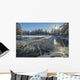 Winter Landscape with Ice Wall Decal Design 1