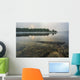 Sunrise over Tranquil Lake Wall Decal Design 2