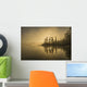 Sunrise over Tranquil Lake Wall Decal Design 1