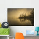 Sunrise over Tranquil Lake Wall Decal Design 1