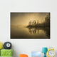 Sunrise over Tranquil Lake Wall Decal Design 1