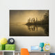 Sunrise over Tranquil Lake Wall Decal Design 1