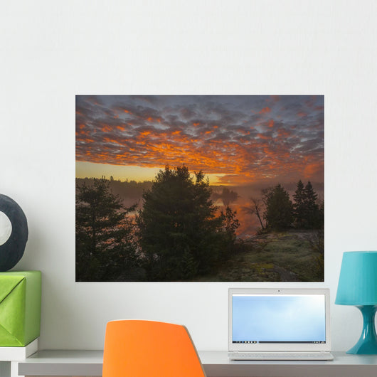 Glowing Clouds Sunrise Wall Decal