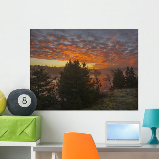 Glowing Clouds Sunrise Wall Decal