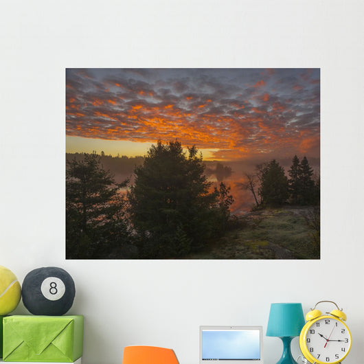 Glowing Clouds Sunrise Wall Decal