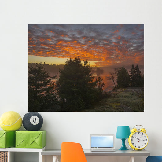 Glowing Clouds Sunrise Wall Decal