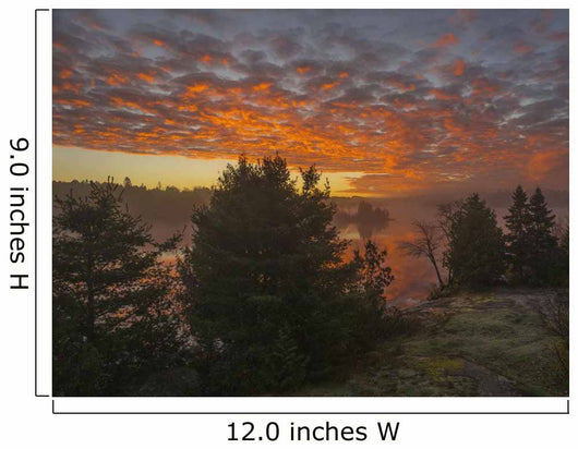 Glowing Clouds Sunrise Wall Decal