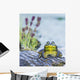 Bull Frog Resting Log Wall Decal
