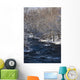 Water Flowing River with Wall Decal Design 3