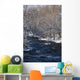 Water Flowing River with Wall Decal Design 3