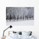 Snow Covered Trees along Wall Decal