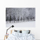 Snow Covered Trees along Wall Decal