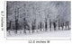 Snow Covered Trees along Wall Decal