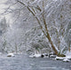 Water Flowing River with Wall Decal Design 1