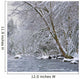 Water Flowing River with Wall Decal Design 1
