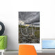 Lenticular clouds, Crow Mountain, caribou antlers Wall Mural