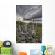 Lenticular clouds, Crow Mountain, caribou antlers Wall Mural