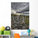 Lenticular clouds, Crow Mountain, caribou antlers Wall Mural