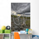 Lenticular clouds, Crow Mountain, caribou antlers Wall Mural