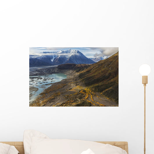 Kluane National Park and Reserve with Kaskawalsh Glacier Wall Mural