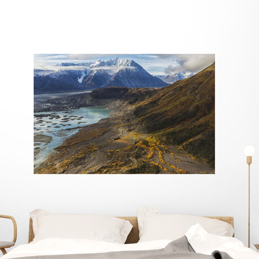 Kluane National Park and Reserve with Kaskawalsh Glacier Wall Mural