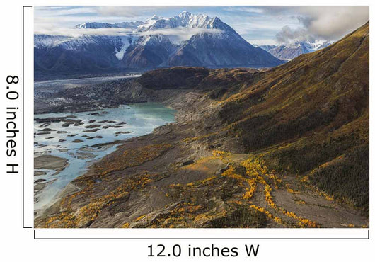 Kluane National Park and Reserve with Kaskawalsh Glacier Wall Mural