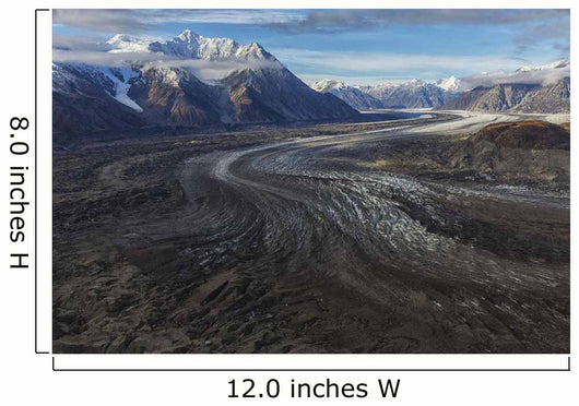 Kluane National Park and Reserve with Kaskawalsh Glacier Wall Mural