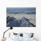 Aerial Mountains and Icefields Wall Decal