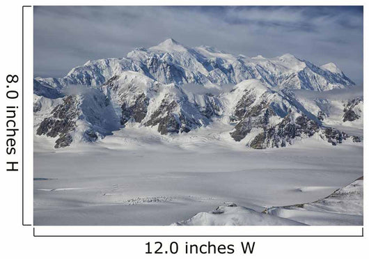 Aerial Mount Logan Kluane Wall Decal