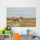 Polar Bear Walking along Wall Decal