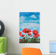 Painting Red Poppies and Wall Decal
